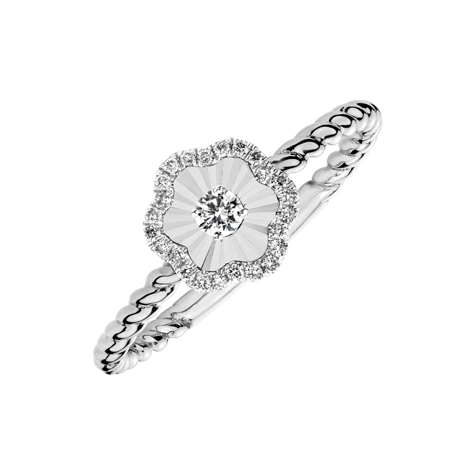 Diamond ring Gold Caress