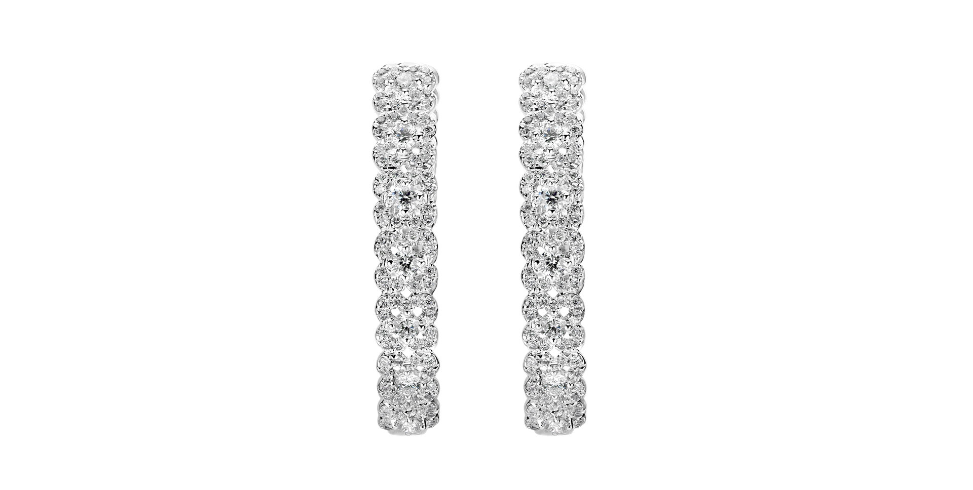 Diamond earrings Monarch Circle