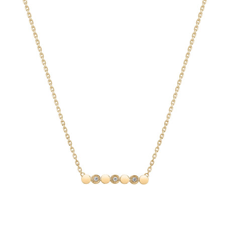 Diamond necklace Long Glossy Dots