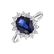 Diamond ring with Sapphire Fabulous Lady2