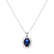 Diamond necklace with Sapphire Princess Sparkle2