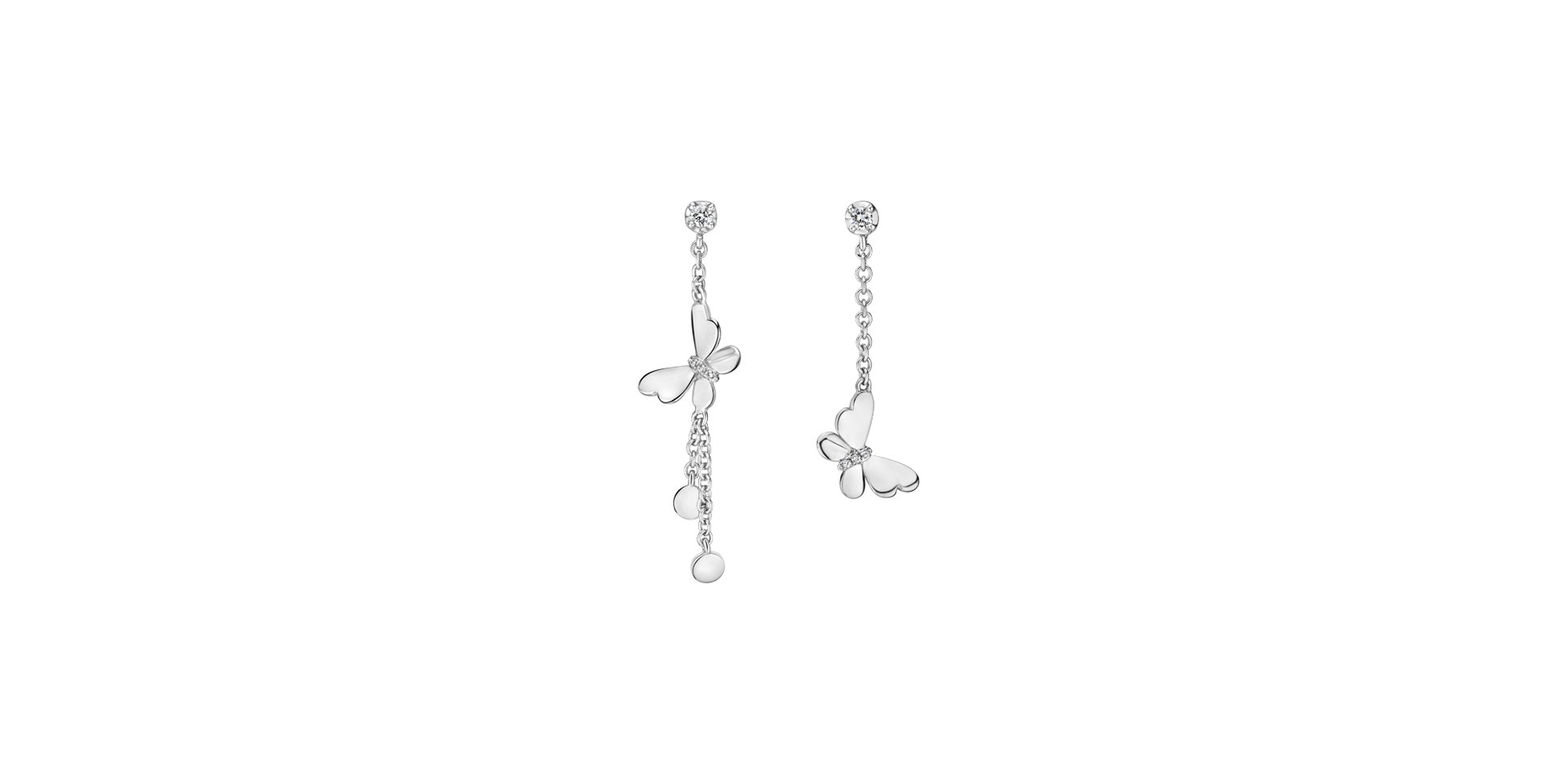 Diamond earrings Butterfly Lullaby
