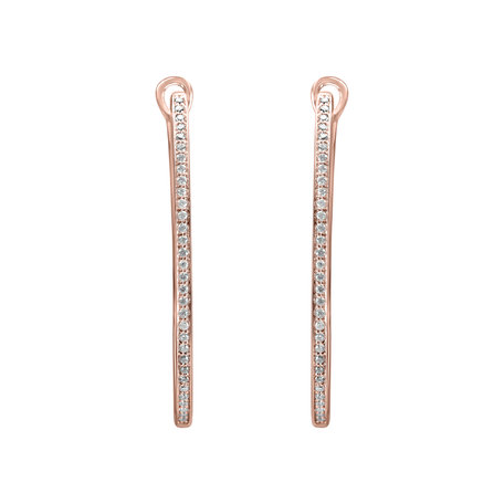 Diamond earrings Eternity Gleam