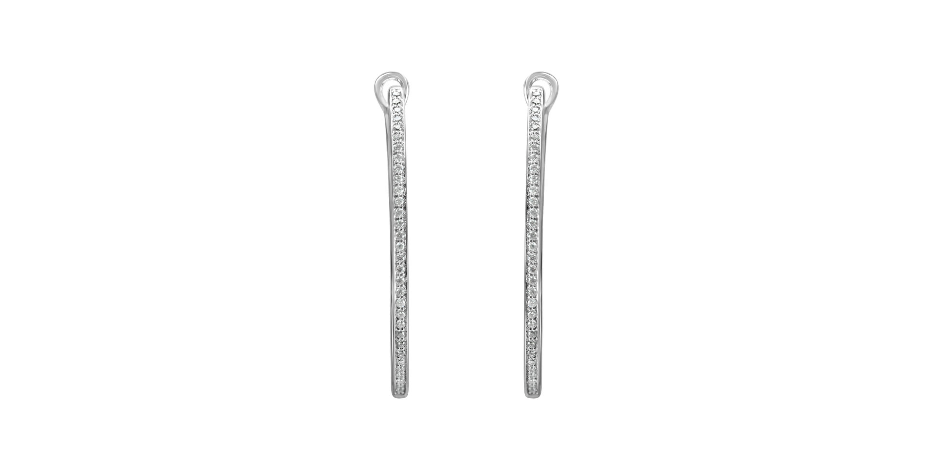 Diamond earrings Eternity Gleam