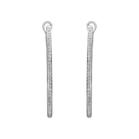 Diamond earrings Eternity Gleam