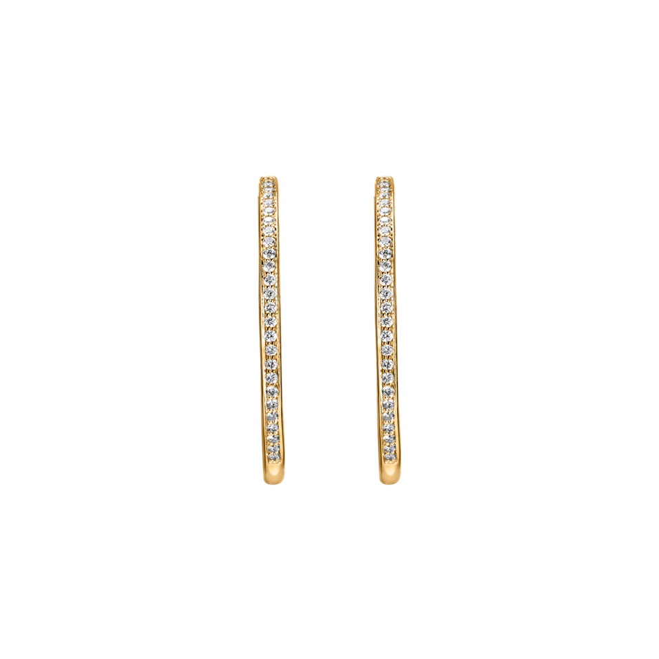 Diamond earrings Eternity Gleam