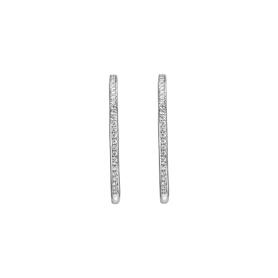 Diamond earrings Eternity Gleam