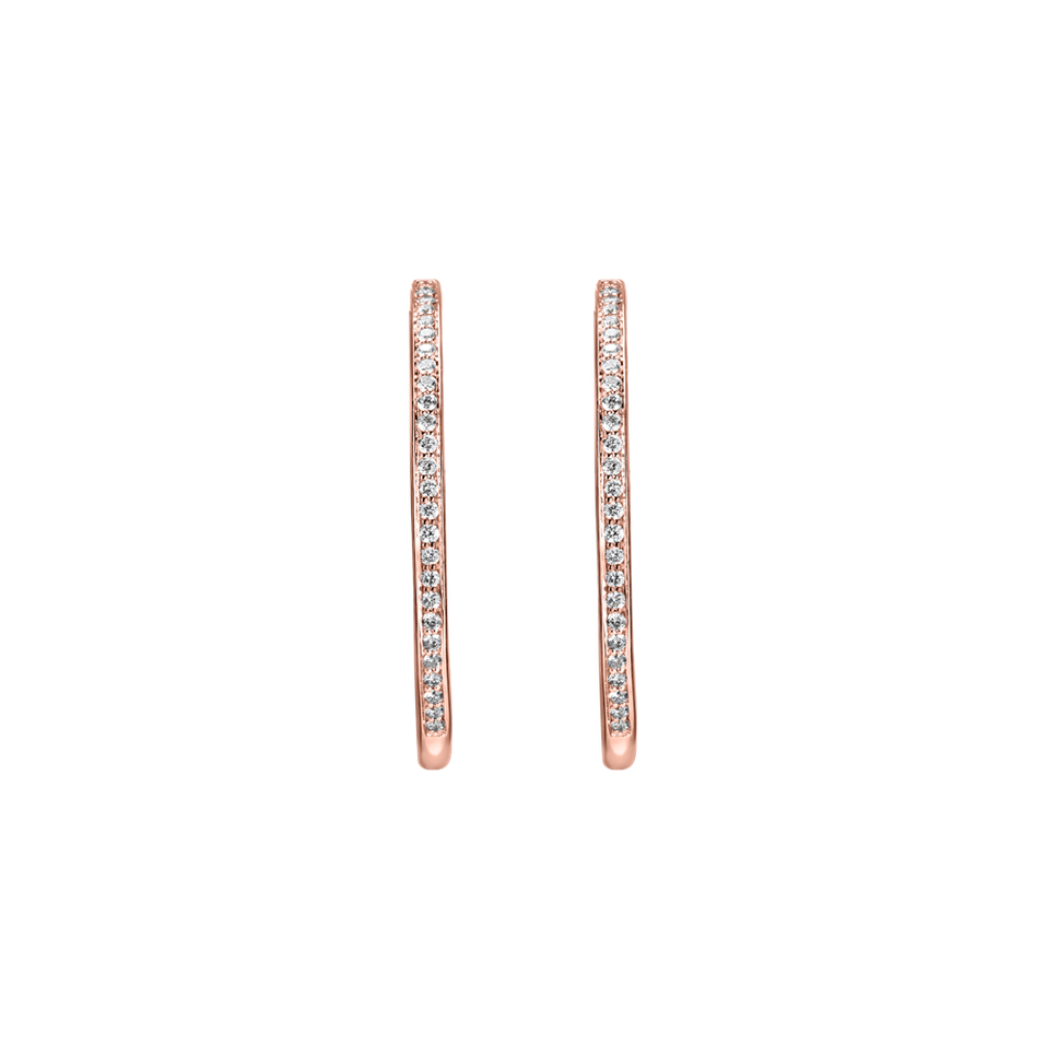 Diamond earrings Eternity Gleam