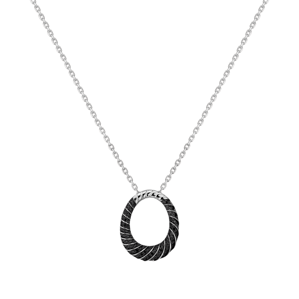 Pendant with black diamonds Gala Night