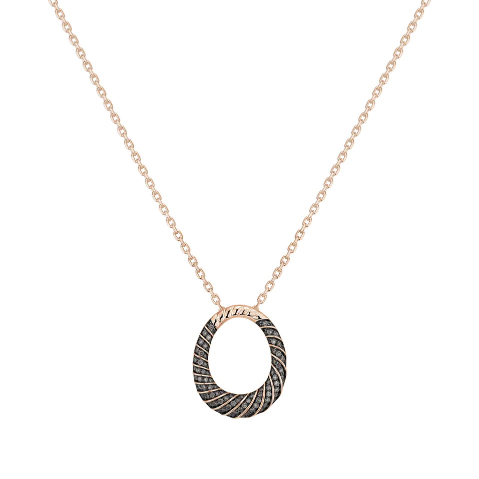 Pendant with brown diamonds Gala Night