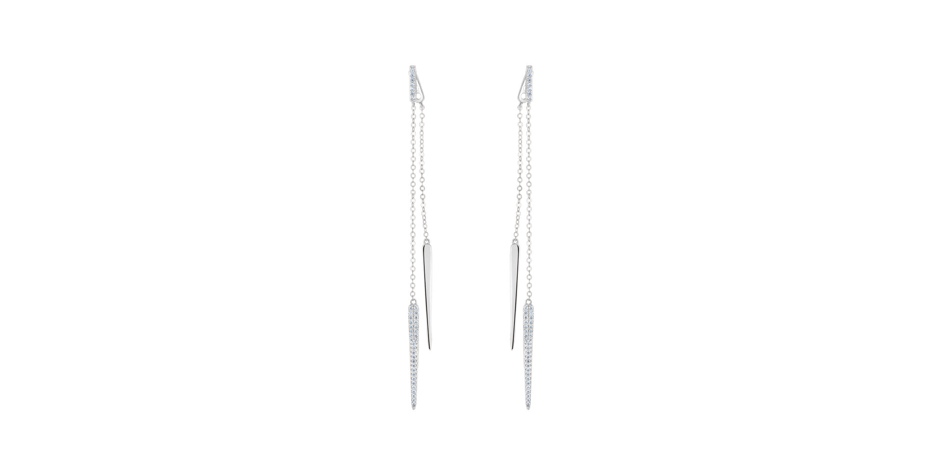 Diamond earrings Calyx