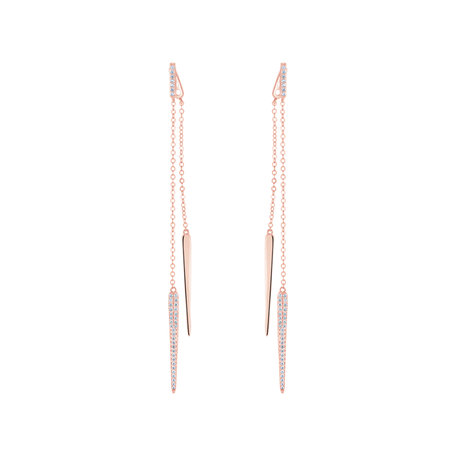 Diamond earrings Calyx