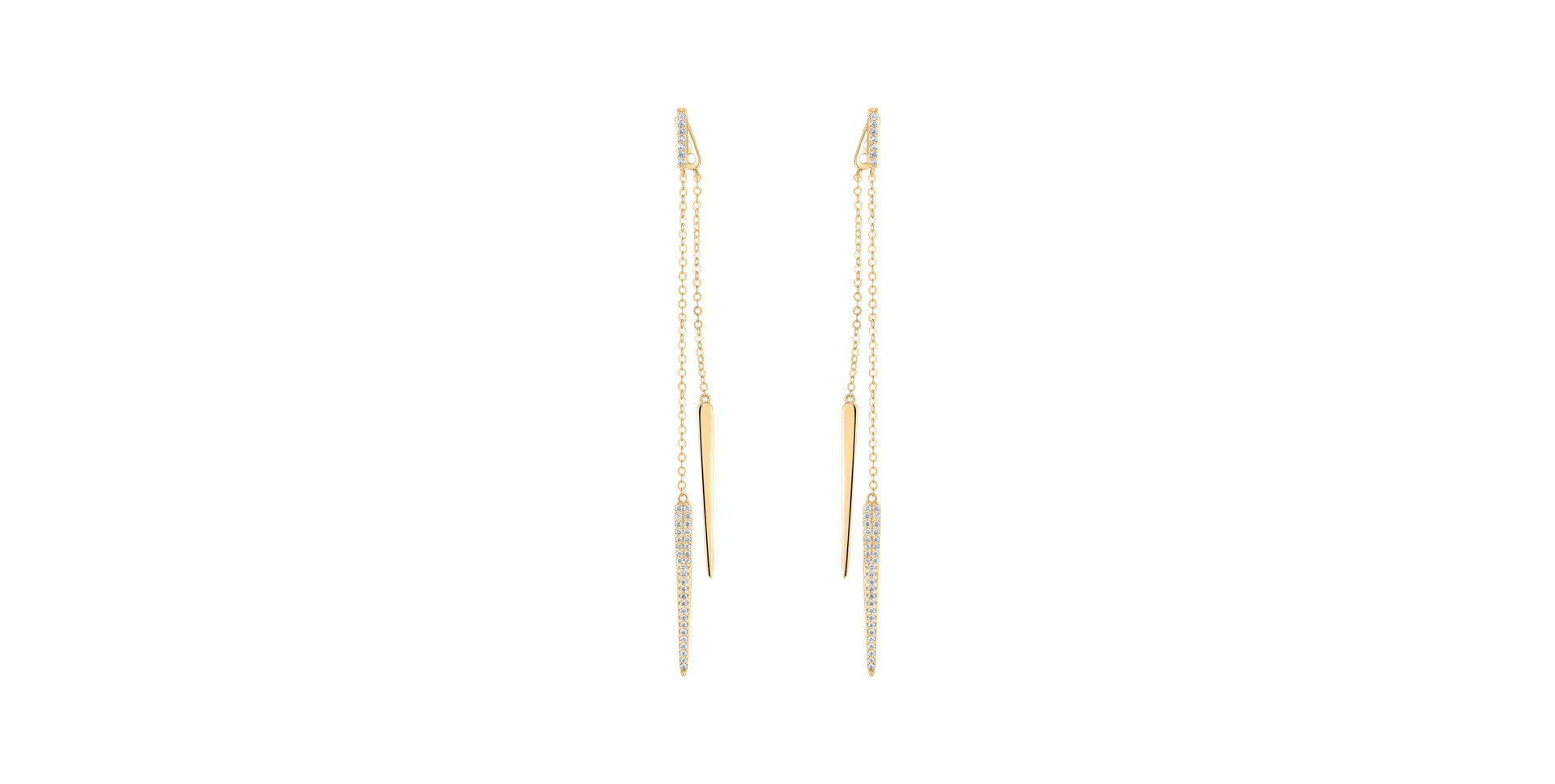 Diamond earrings Calyx