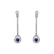 Diamond earrings with Sapphire Glamour Drop2