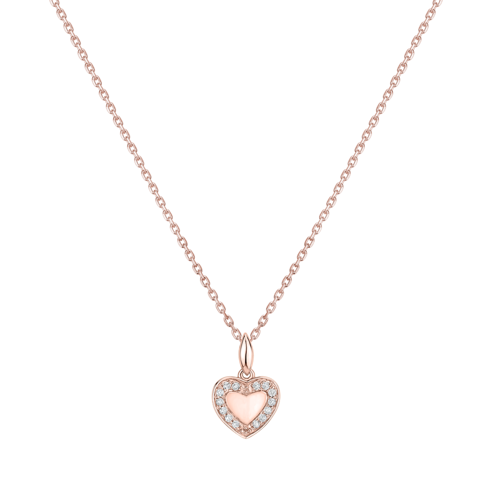 Diamond pendant Kind Heart