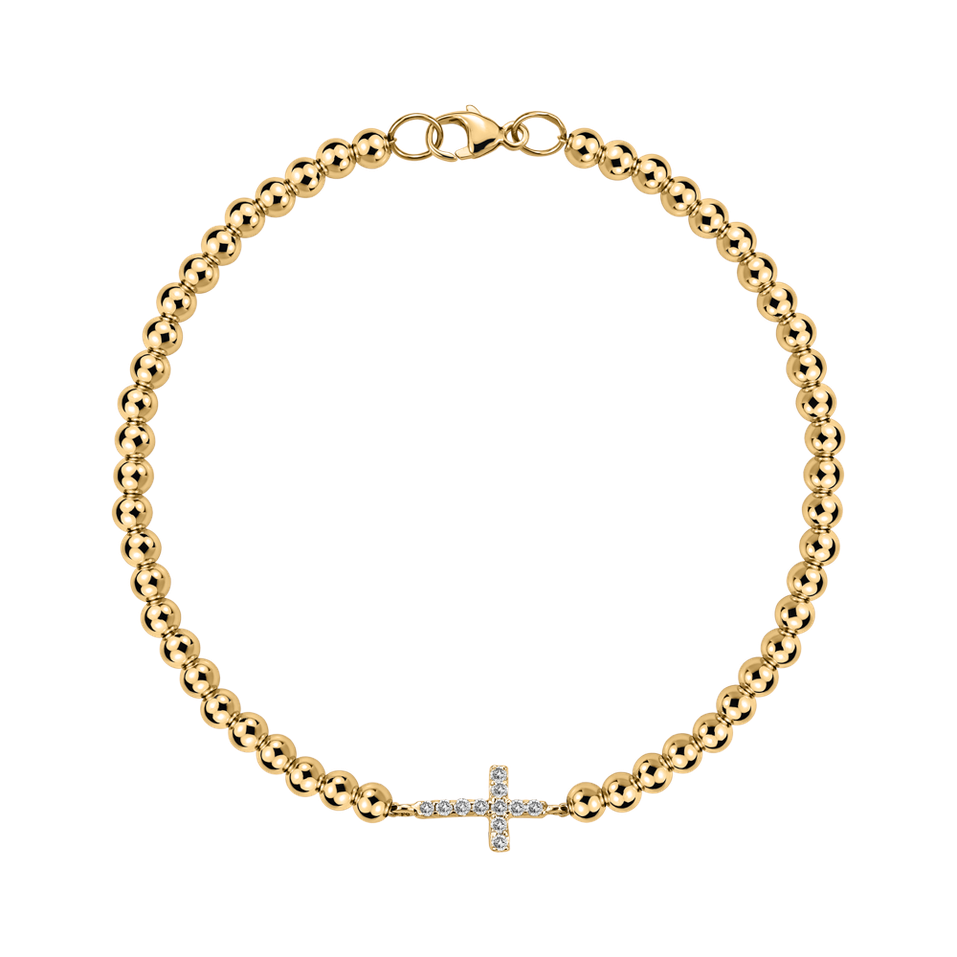 Diamond necklace Cure of Cross