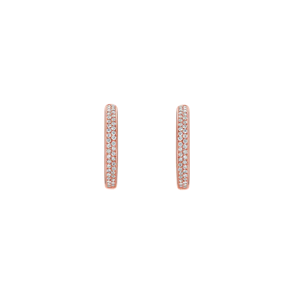 Diamond earrings Electric Ember