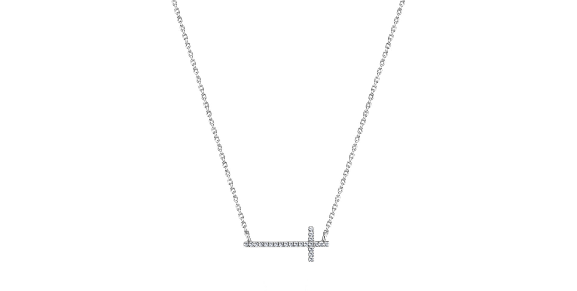 Diamond necklace Crosslight