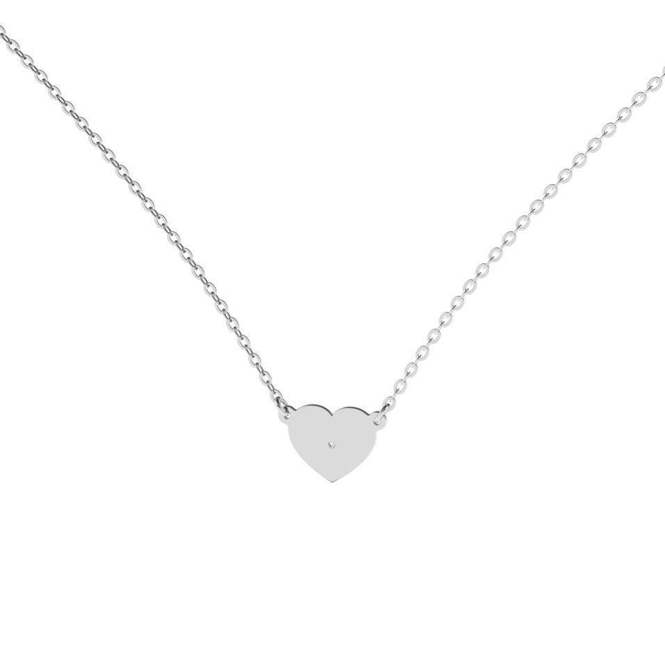Diamond necklace Lovely Heart