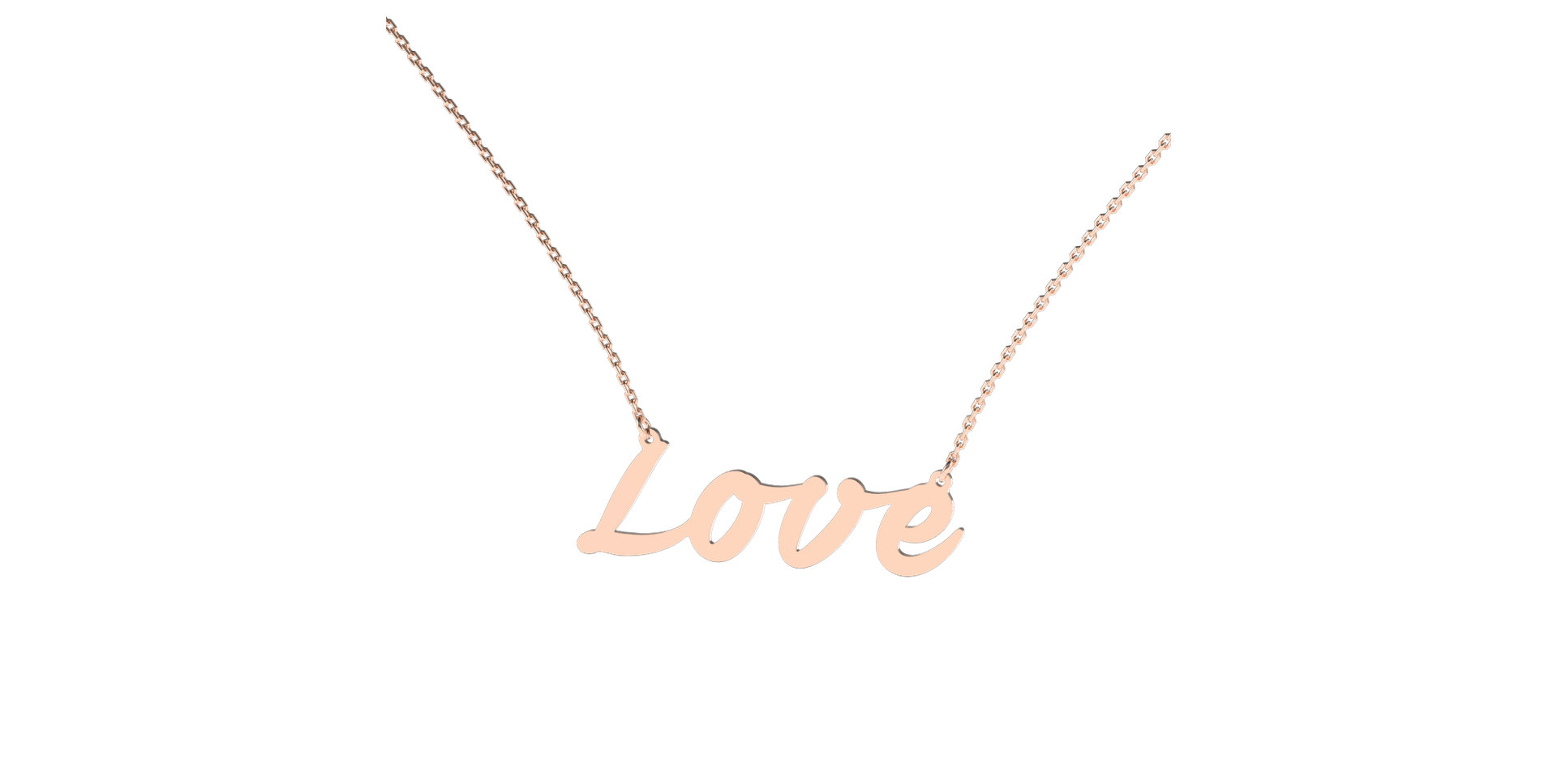 Diamond necklace Love Treasure