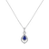 Diamond pendant with Sapphire Deep Sorrow2