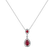 Diamond pendant with Ruby Heavenly Laments2