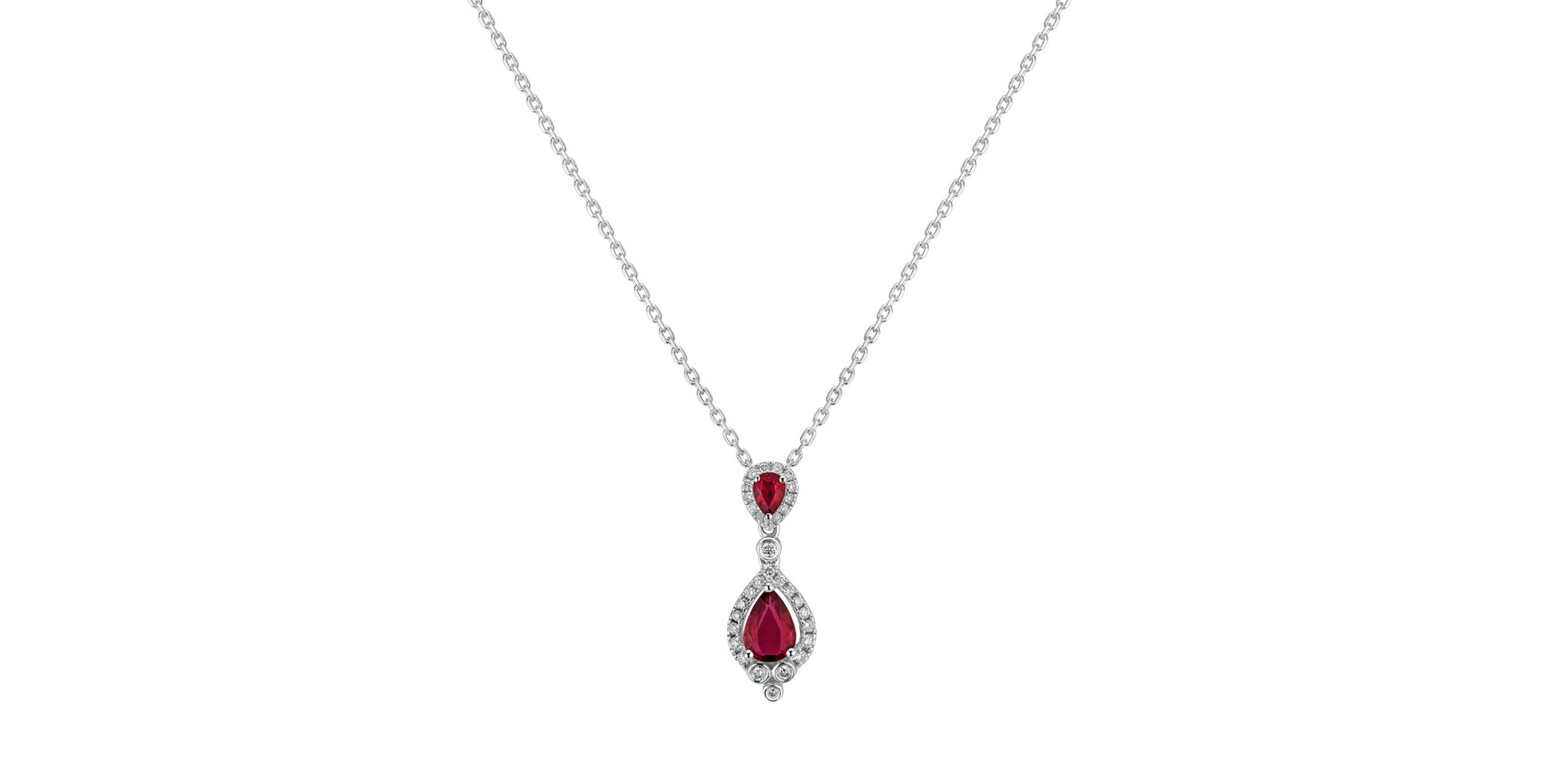 Diamond pendant with Ruby Ruby Expresion