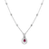 Diamond necklace with Ruby Shine Desire2