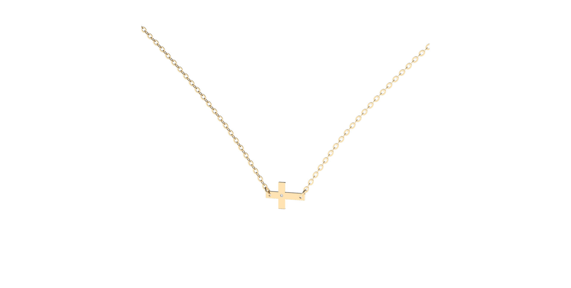 Diamond necklace My Faith