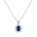 Diamond necklace with Sapphire Goddess Elegance2