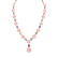 Diamond necklace with Amethyst, Topaz and Rose Quartz Caesarean Magic2
