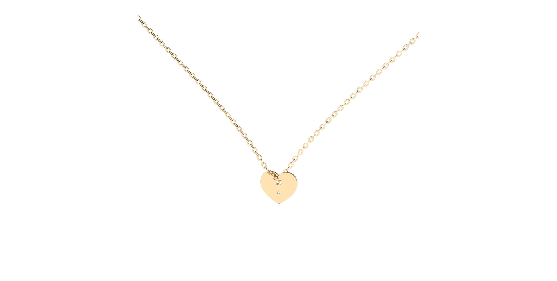 Diamond necklace Love Symbol