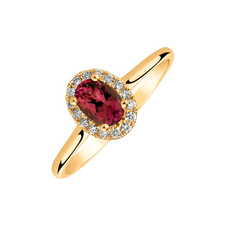 Diamond ring with Ruby Glory Allegory