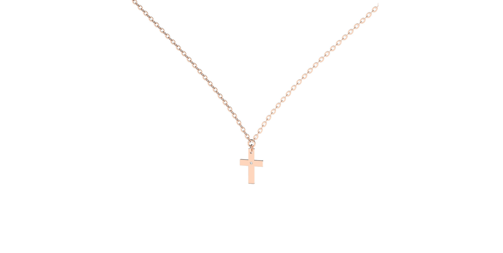 Diamond necklace Believe