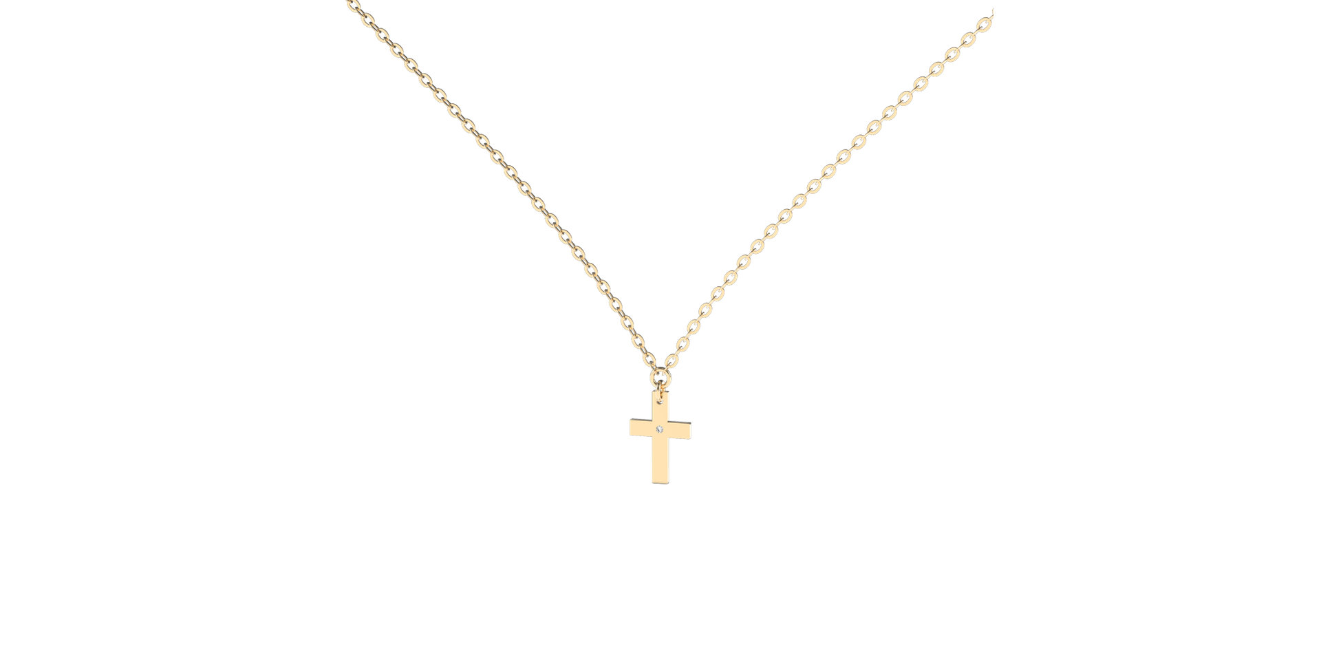 Diamond necklace Believe