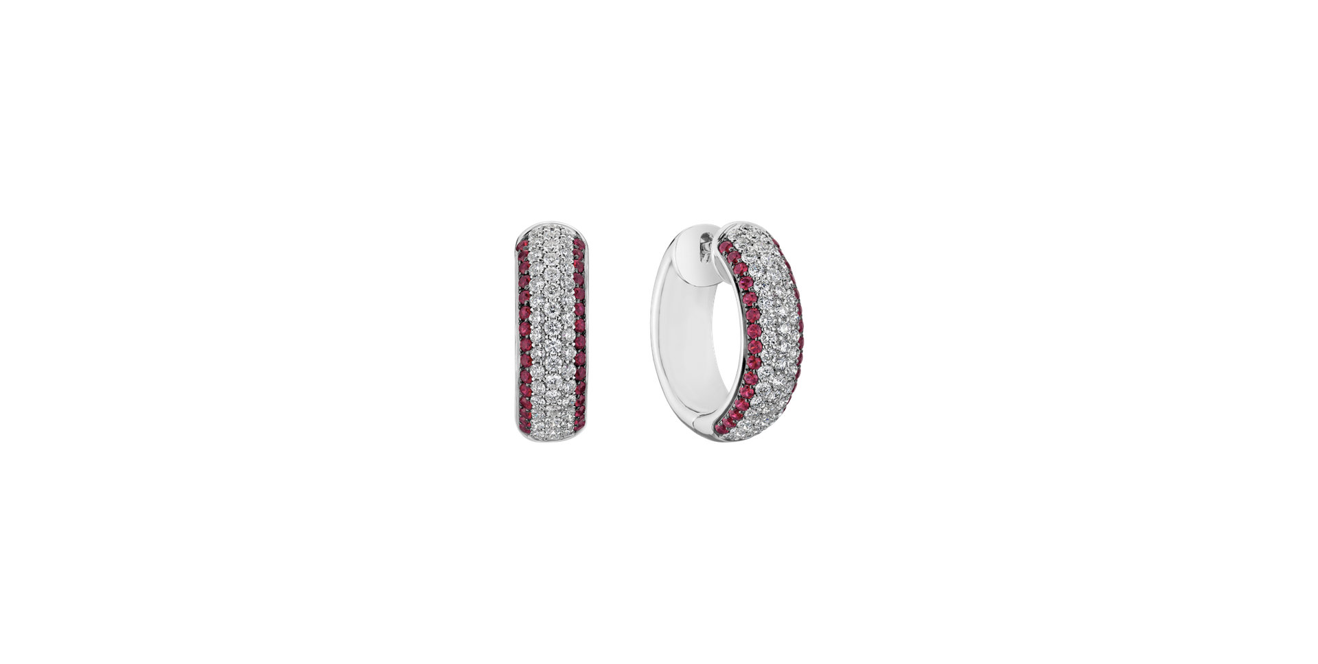 Diamond earrings and Ruby Sammael