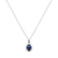 Diamond necklace with Sapphire Princess Essence1