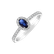 Diamond ring with Sapphire Sintharia2