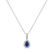 Diamond pendant with Sapphire Ethereal Whisper2