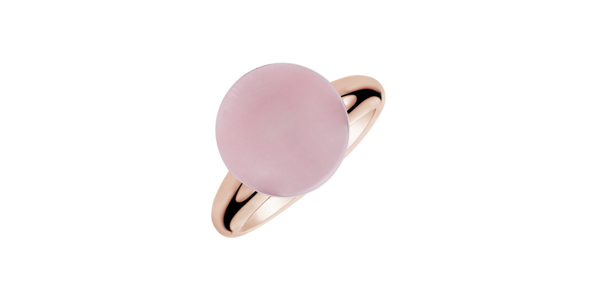 Ring with Rose Quartz Planet of Love