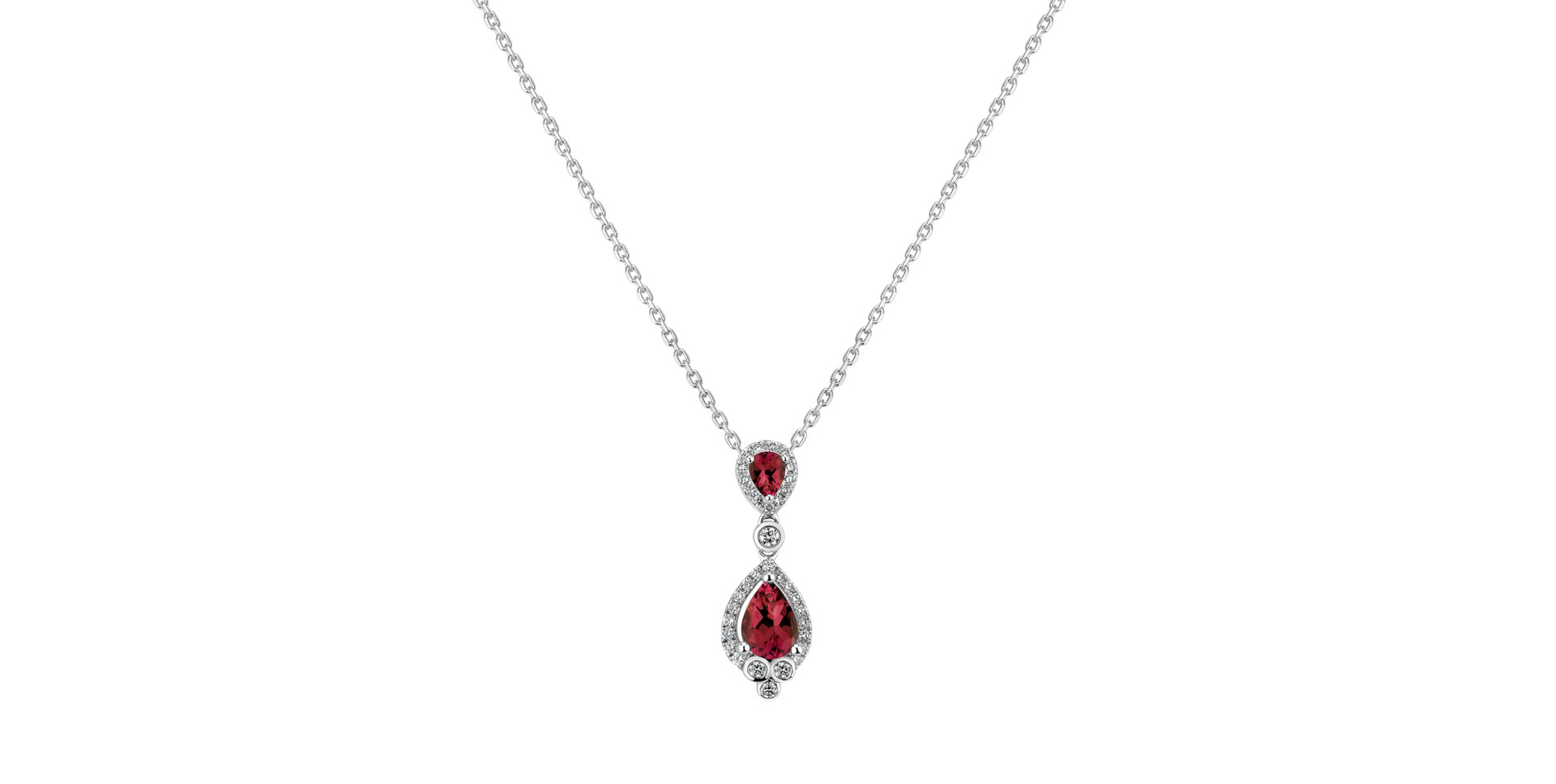 Diamond pendant with Ruby Kingdom Call