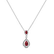 Diamond pendant with Ruby Royal Delight2
