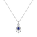 Diamond pendant with Sapphire Her Highness2