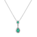 Diamond pendant with Emerald King Legend2