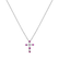 Diamond necklace with Ruby Sparkling Cross2