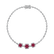 Diamond bracelet with Ruby Talon2