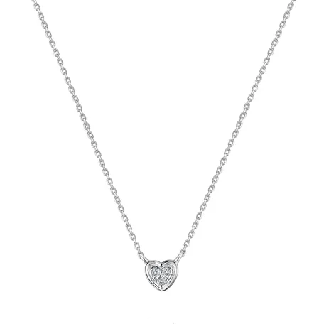 Diamond necklace Heart in Harmony