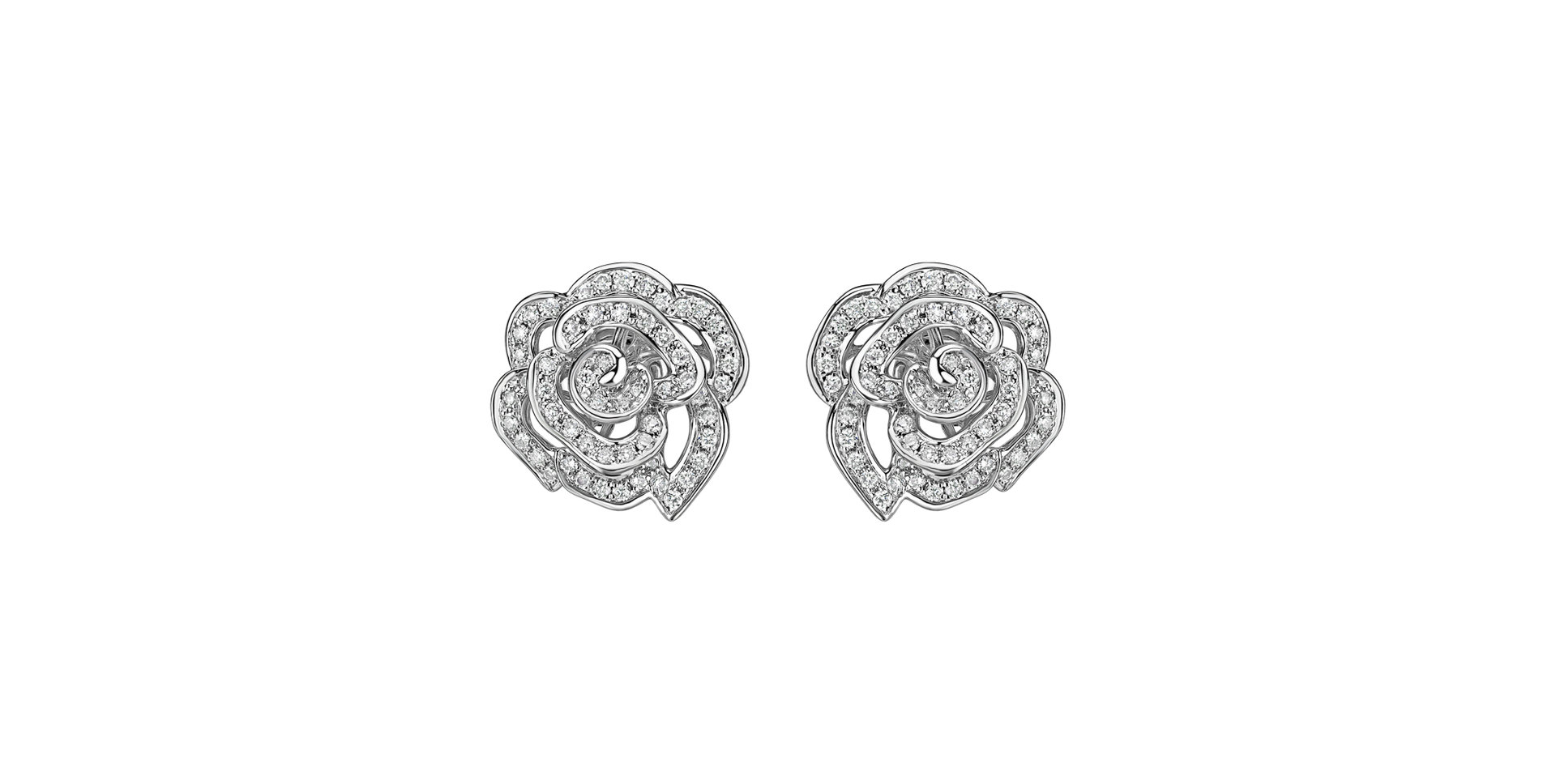 Diamond earrings Rose Spirit