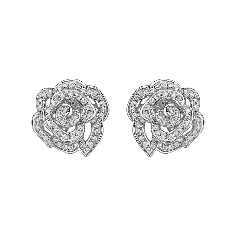 Diamond earrings Rose Spirit