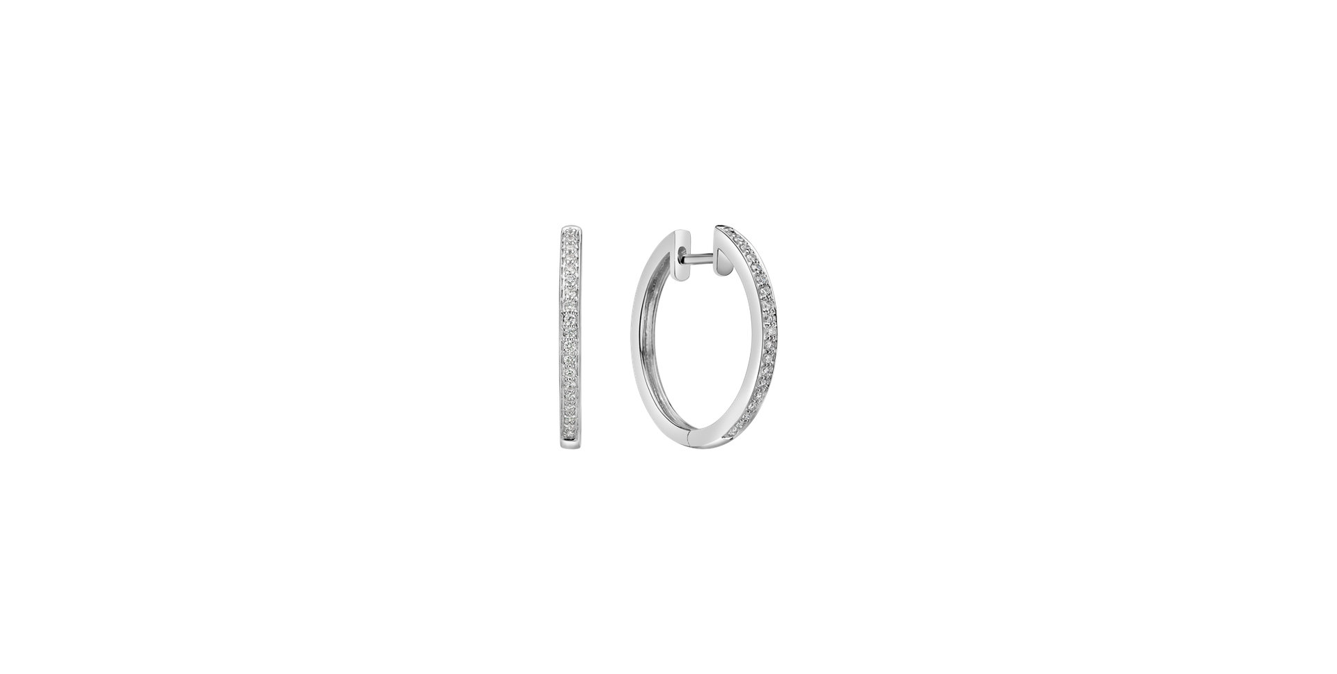 Diamond earrings Shiny Loop